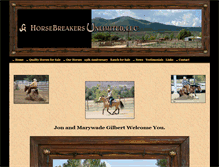 Tablet Screenshot of horsebreakers.com